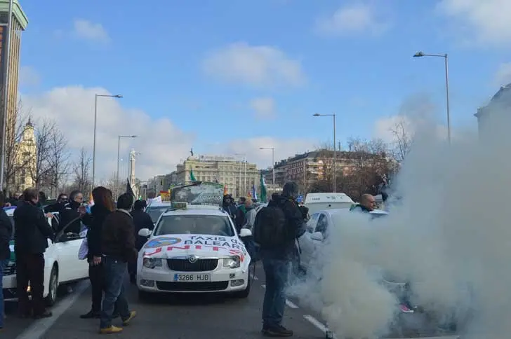 Protesta en Madrid