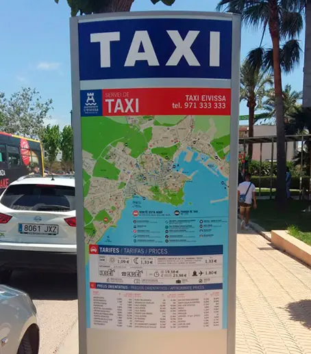 señal taxi Ibiza