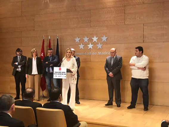 Cristina Cifuentes taxi madrid