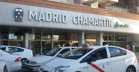 estación taxi chamartín madrid