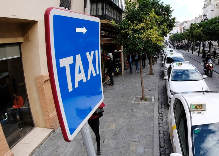 señal taxi sevilla