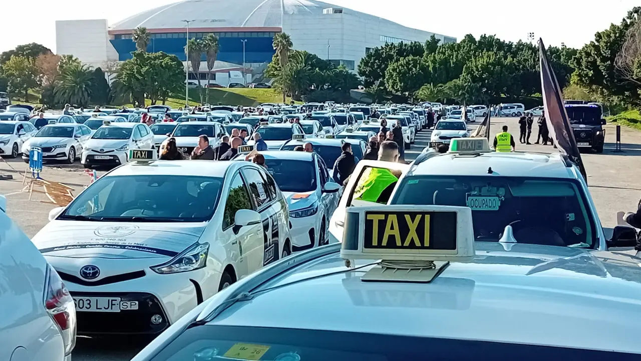 manifestación taxi Málaga