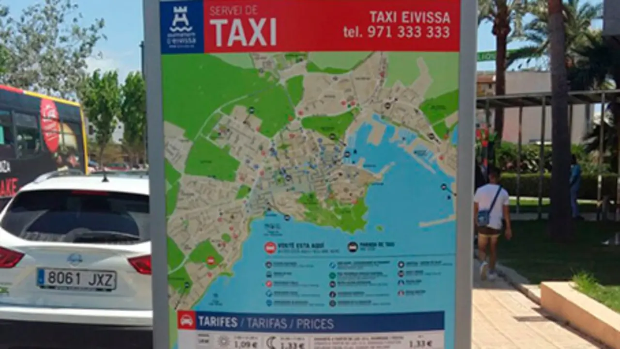 señal taxi Ibiza