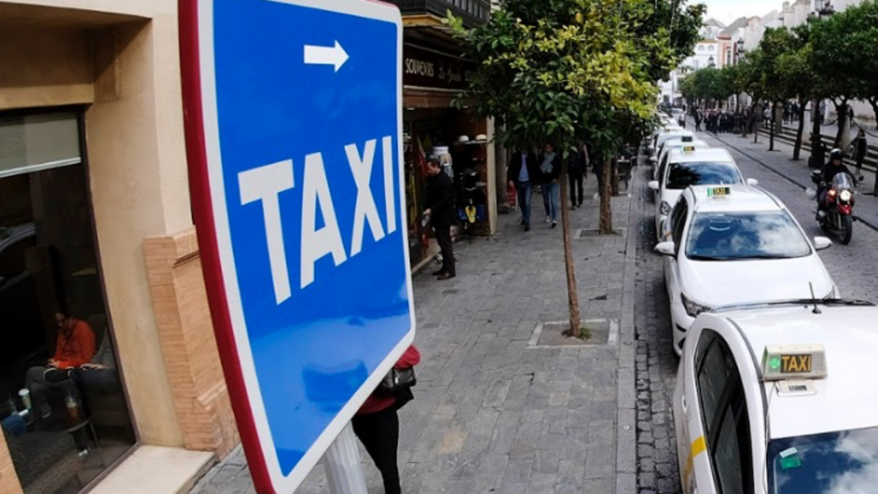 señal taxi sevilla