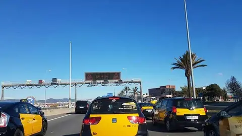 Protesta en Barcelona