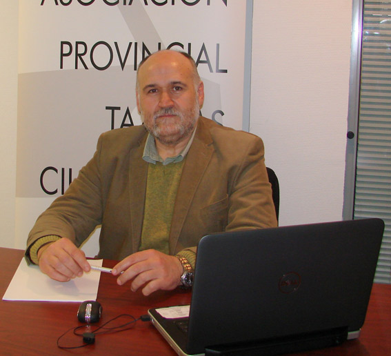 Manuel Garcia Naharro, nuevo presidente de los taxistas de Ciudad Real
