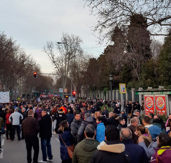 Taxistas de toda España se suman a las protestas de los transportistas