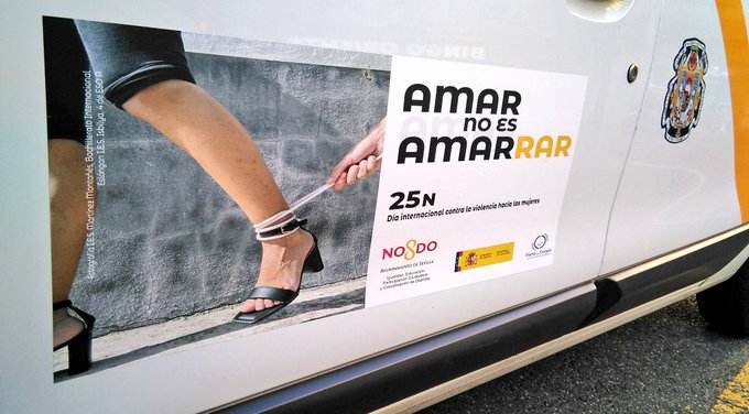 El taxi de Sevilla se suma a la lucha contra la violencia de género