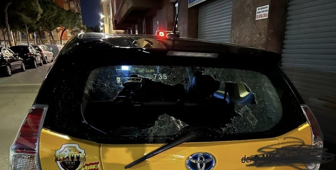 Nueva agresión a un taxista de Barcelona