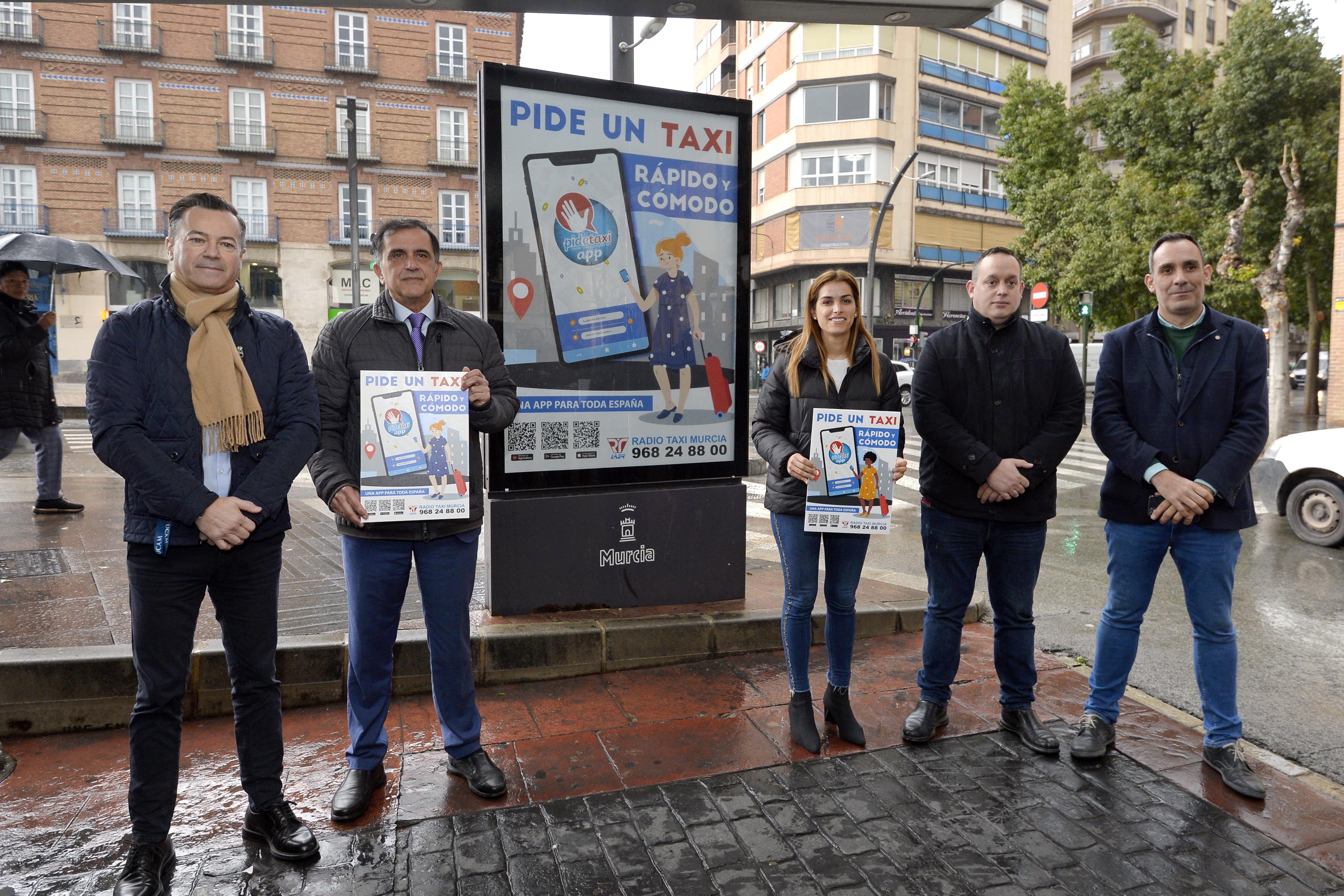 Radio Taxi Murcia se incorpora a la app Pidetaxi